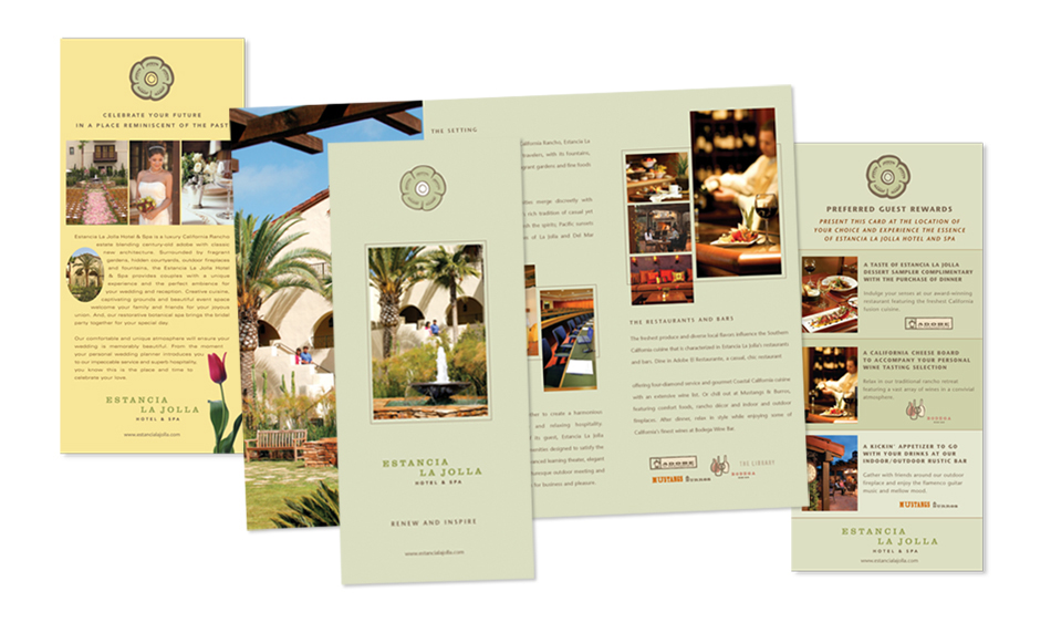 Hotel Spa Brochure Designer San Diego