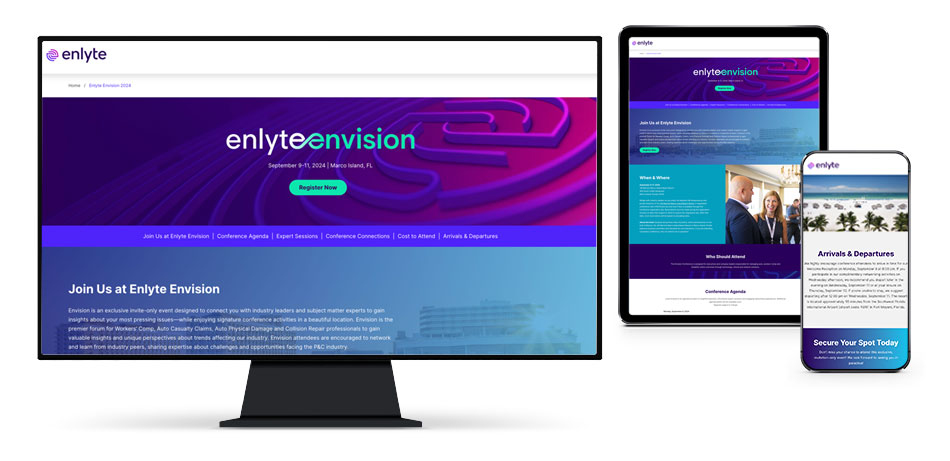 Enlyte Envision Conference Website 2024