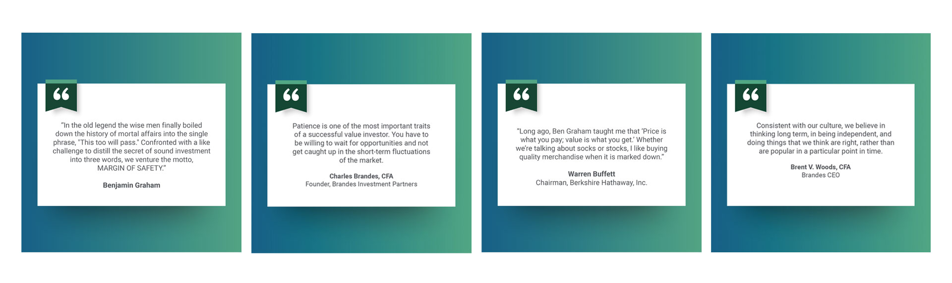 Brandes Investment Partners LinkedIn Quote Cards